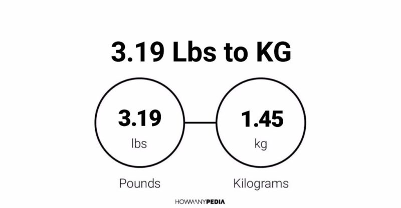 3.19 Lbs to KG