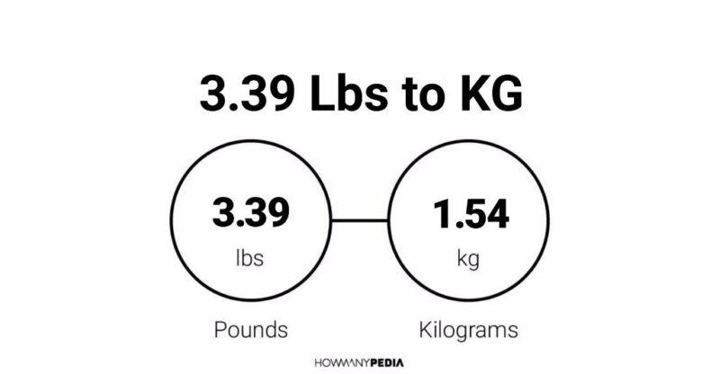 3.39 Lbs to KG