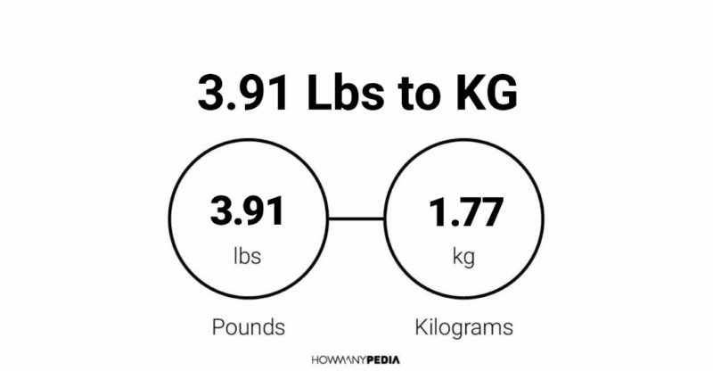 3.91 Lbs to KG