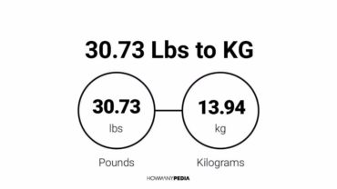 30.73 Lbs to KG