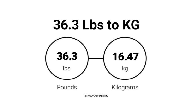 36.3 Lbs to KG