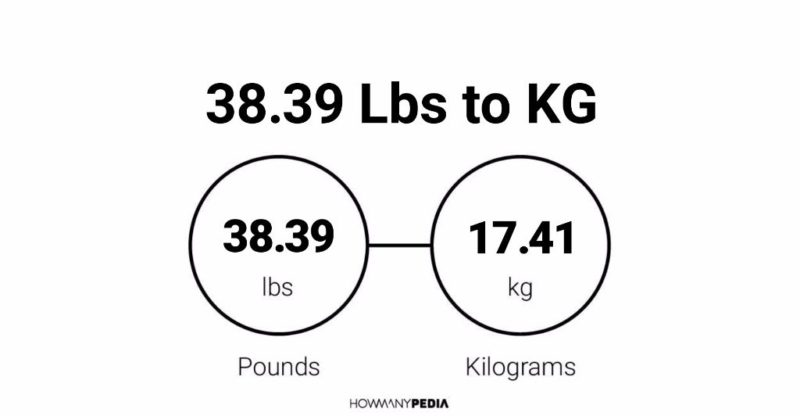 38.39 Lbs to KG