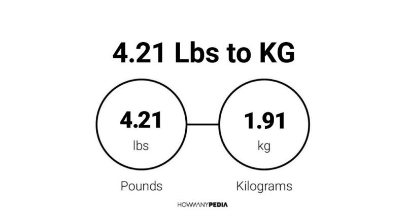 4.21 Lbs to KG