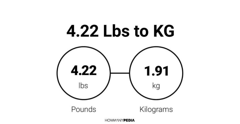 4.22 Lbs to KG