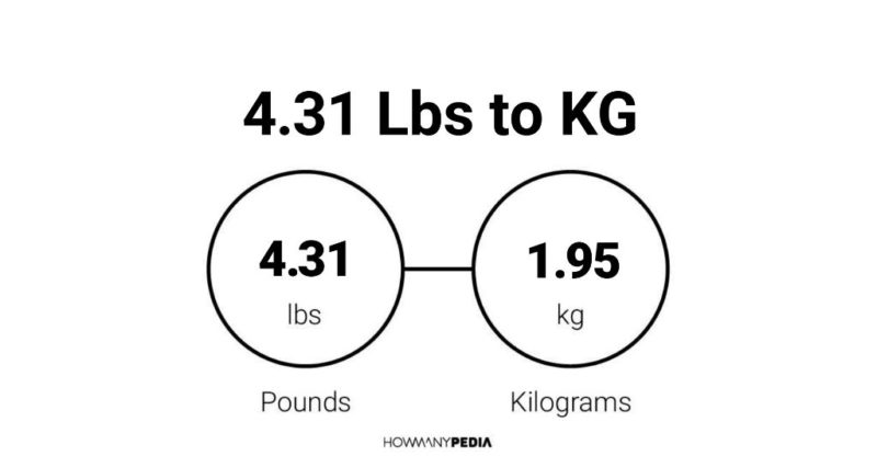 4.31 Lbs to KG