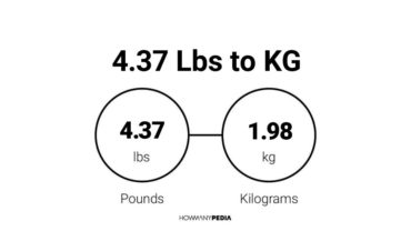 4.37 Lbs to KG