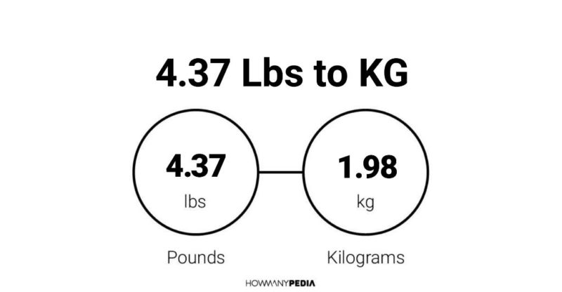 4.37 Lbs to KG