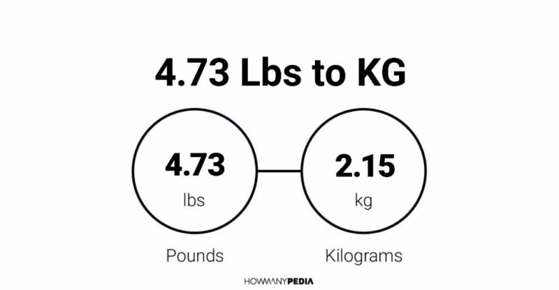 4.73 Lbs to KG