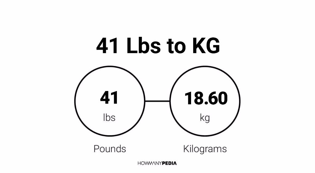 41 kg in on sale lbs