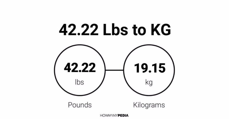 42.22 Lbs to KG