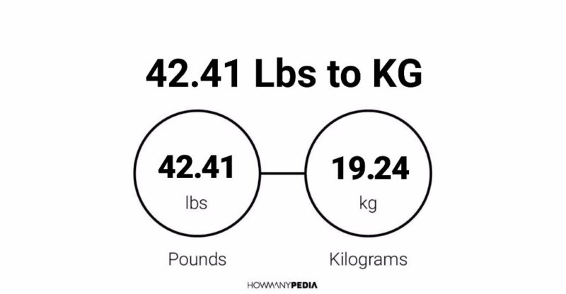 42.41 Lbs to KG