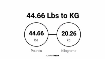 44.66 Lbs to KG