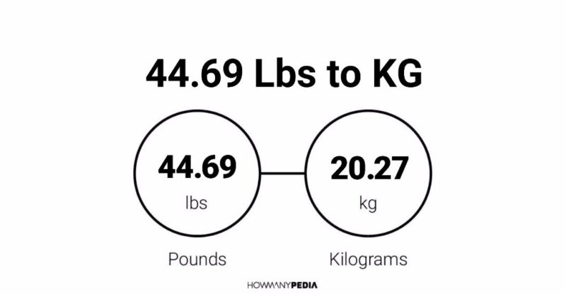 44.69 Lbs to KG