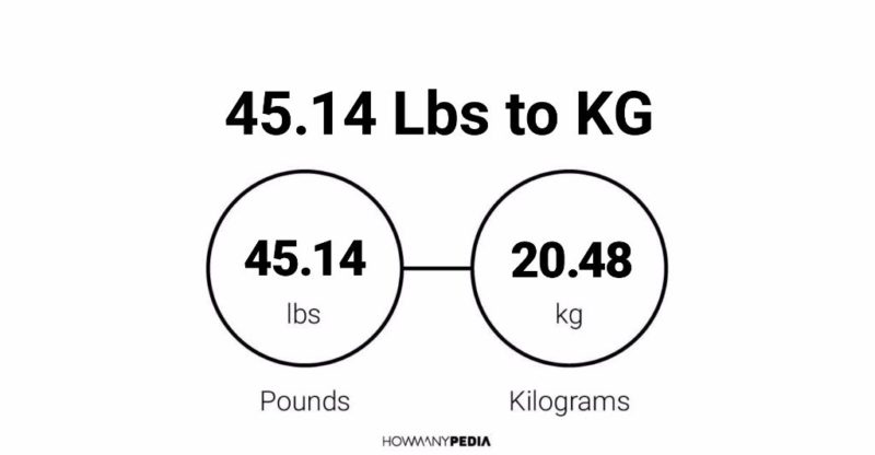 45.14 Lbs to KG