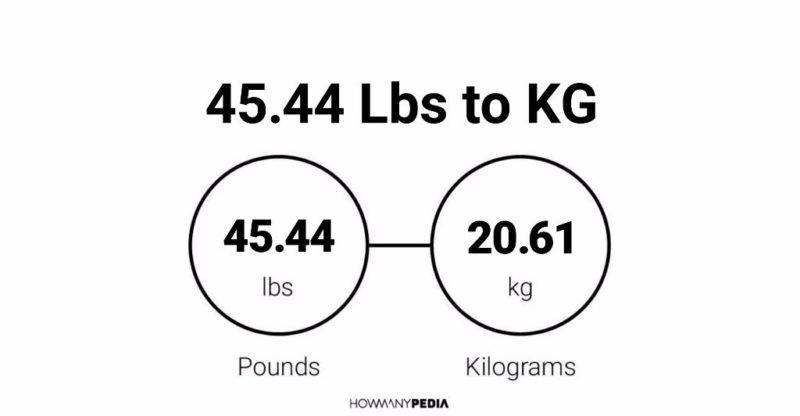 45.44 Lbs to KG