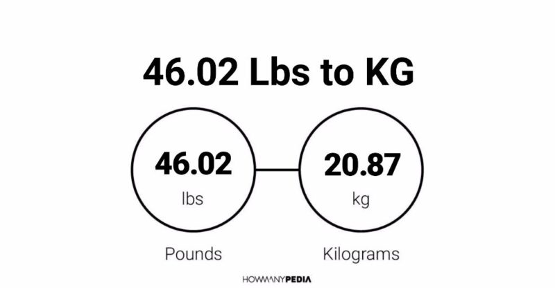 46.02 Lbs to KG