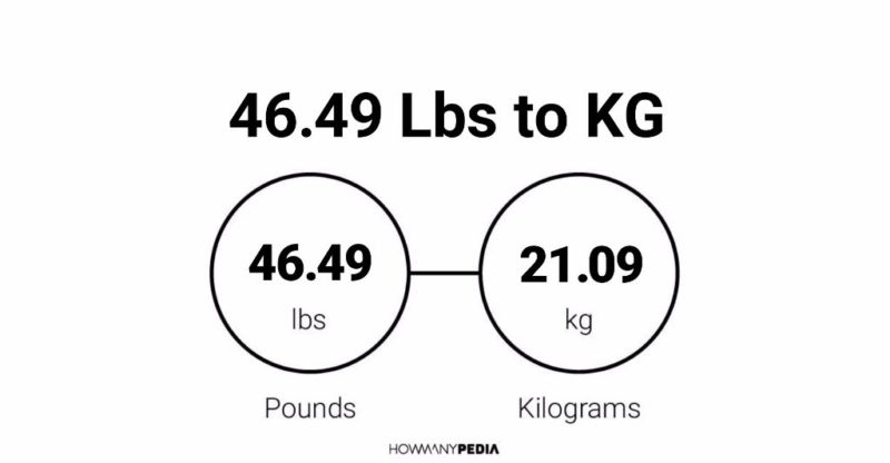 46.49 Lbs to KG