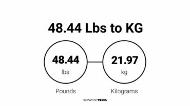 48.44 Lbs to KG