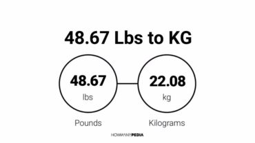 48.67 Lbs to KG