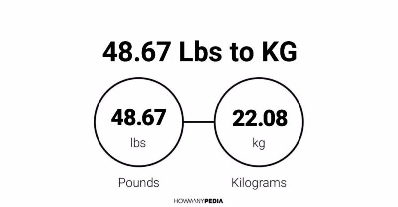 48.67 Lbs to KG