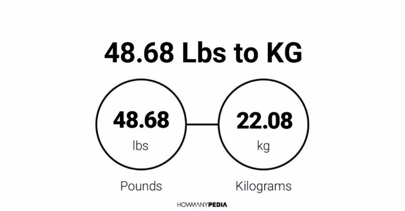 48.68 Lbs to KG