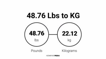 48.76 Lbs to KG