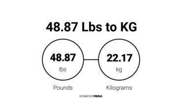 48.87 Lbs to KG