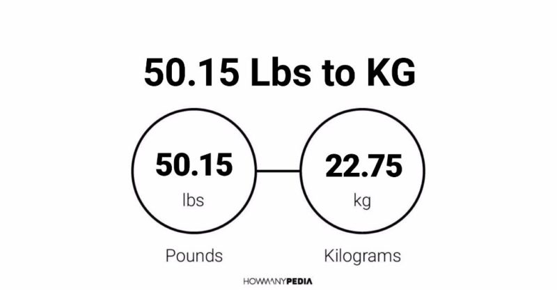 50.15 Lbs to KG - Howmanypedia.com