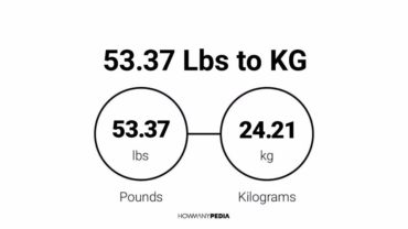 53.37 Lbs to KG