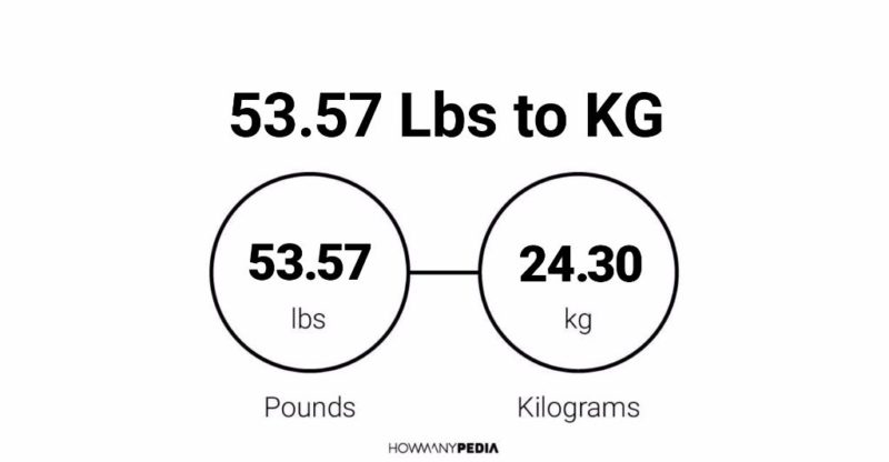 53.57 Lbs to KG