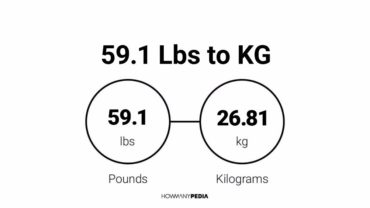 59.1 Lbs to KG