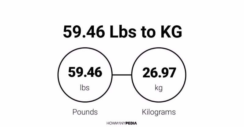 59.46 Lbs to KG