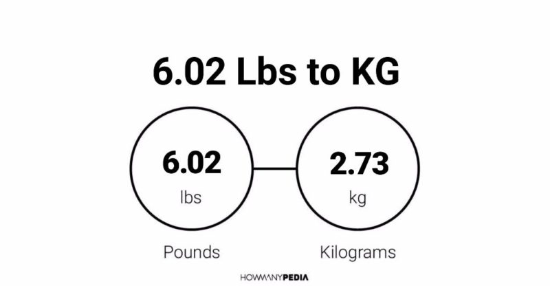 6.02 Lbs to KG