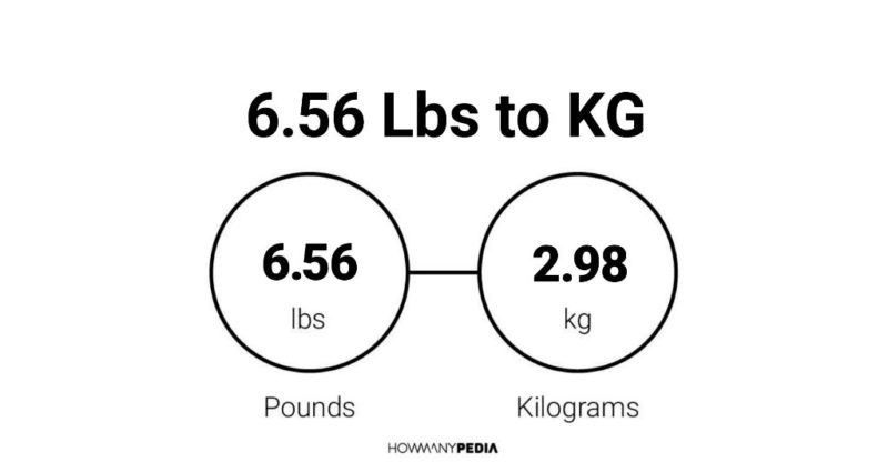 6.56 Lbs to KG