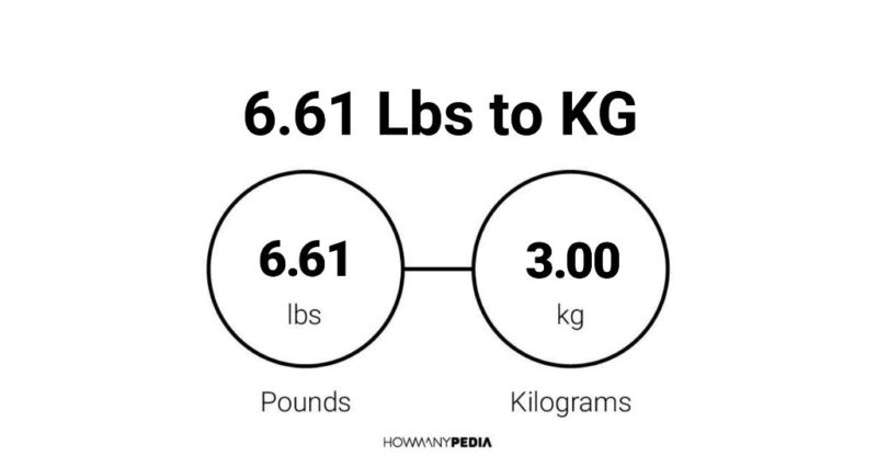 6.61 Lbs to KG