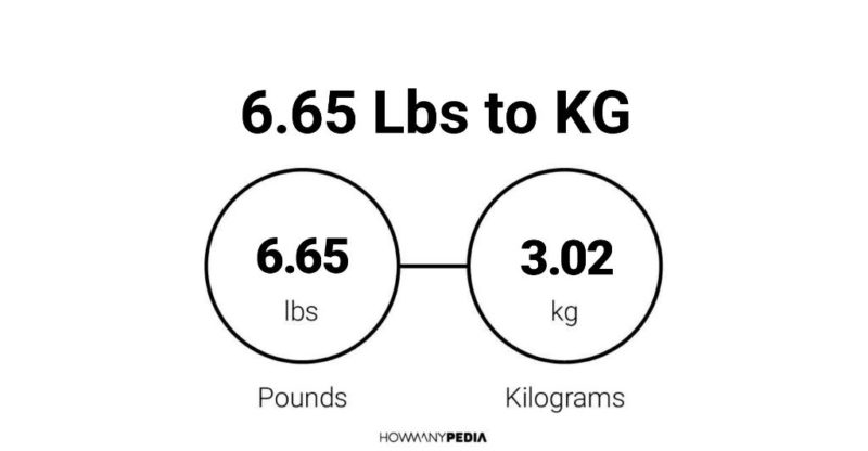 6.65 Lbs to KG