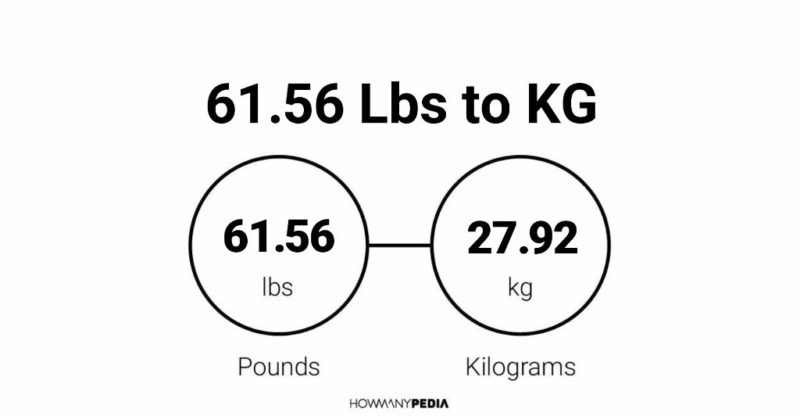 61.56 Lbs to KG