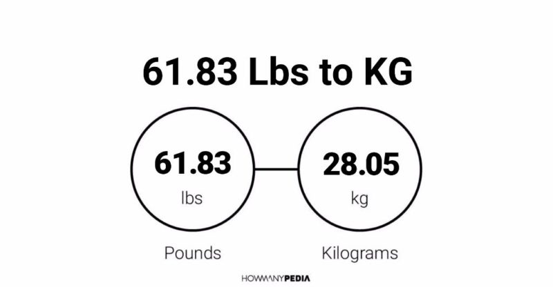 61.83 Lbs to KG