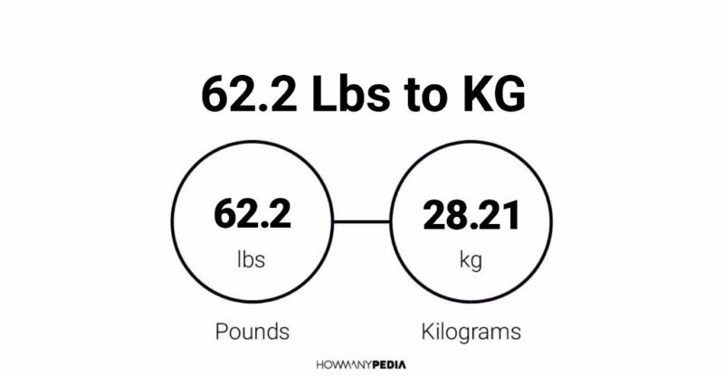 62.2 Lbs to KG