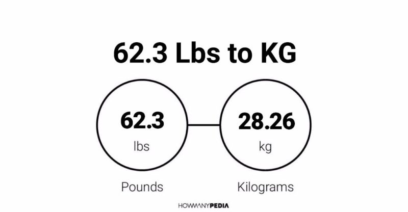 62.3 Lbs to KG