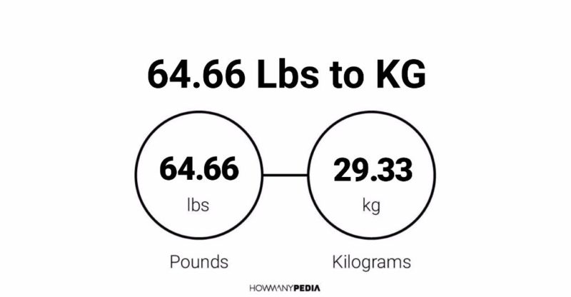 64.66 Lbs to KG