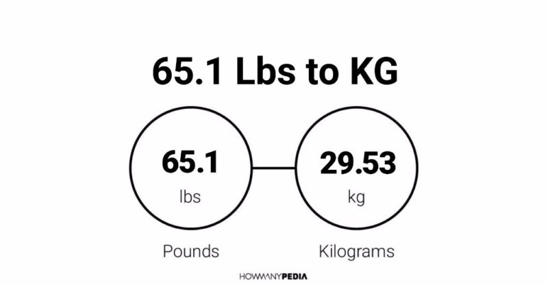 65.1 Lbs to KG