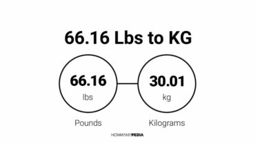 66.16 Lbs to KG