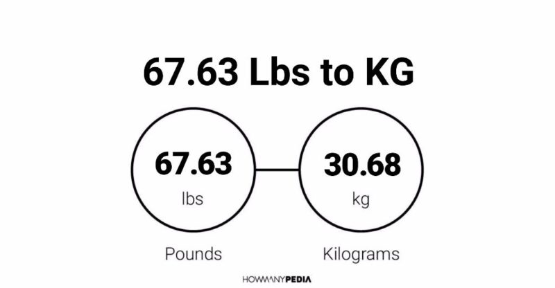 67.63 Lbs to KG