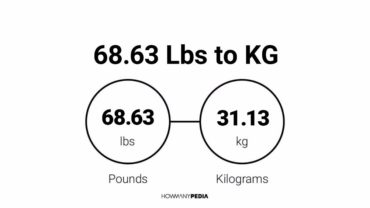 68.63 Lbs to KG