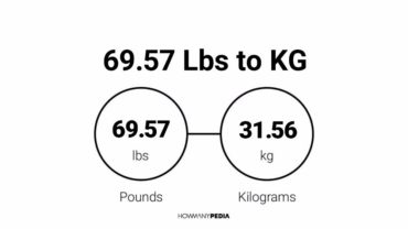 69.57 Lbs to KG