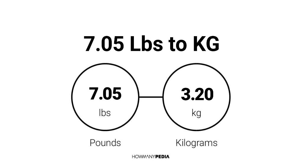 7.05 Lbs to KG - Howmanypedia.com