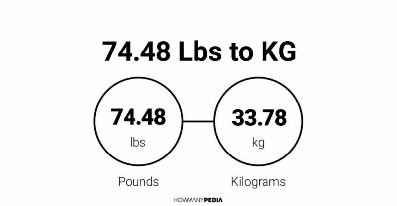 74.48 Lbs to KG