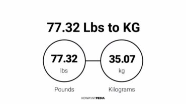 77.32 Lbs to KG