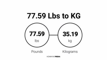 77.59 Lbs to KG